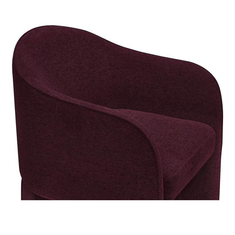 CLARA DINING CHAIR PLUM
