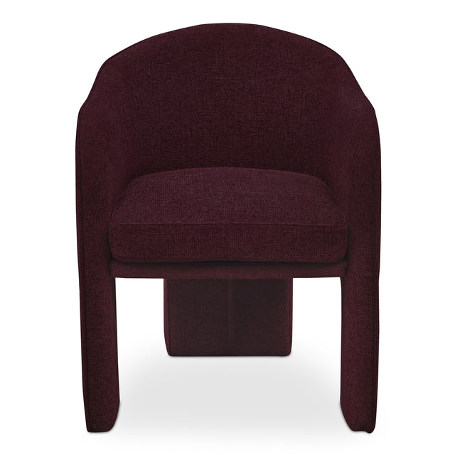 CLARA DINING CHAIR PLUM