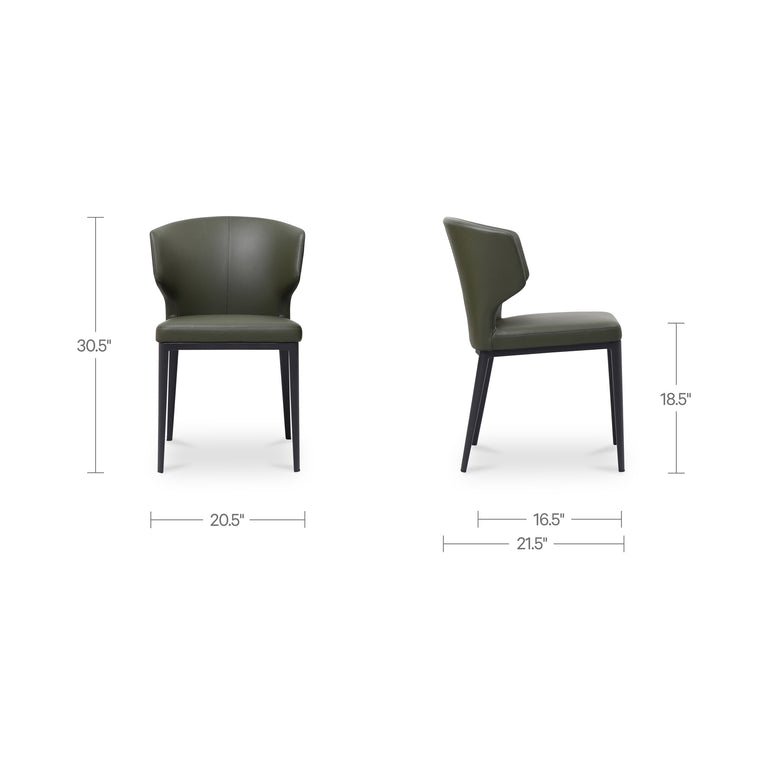 DELANEY DINING CHAIR BEIGE - SET OF TWO