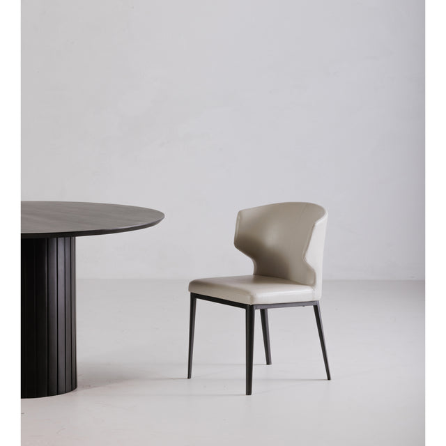 DELANEY DINING CHAIR BEIGE - SET OF TWO