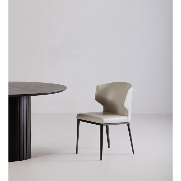 DELANEY DINING CHAIR BEIGE - SET OF TWO