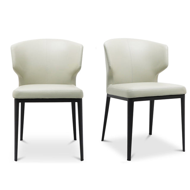 DELANEY DINING CHAIR BEIGE - SET OF TWO