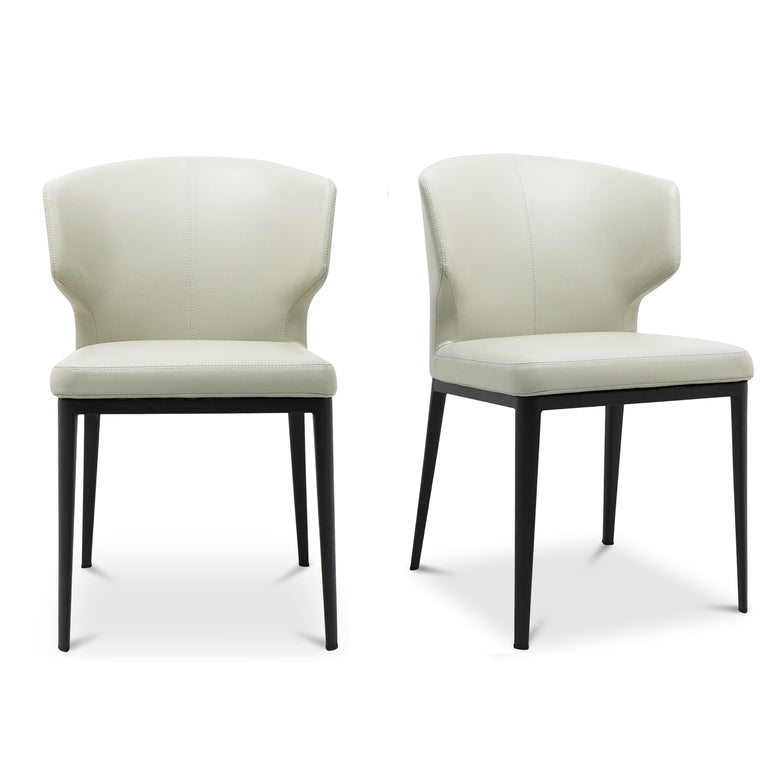 DELANEY DINING CHAIR BEIGE - SET OF TWO