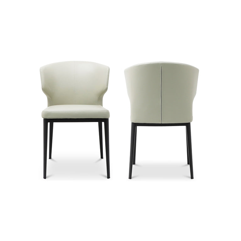 DELANEY DINING CHAIR BEIGE - SET OF TWO
