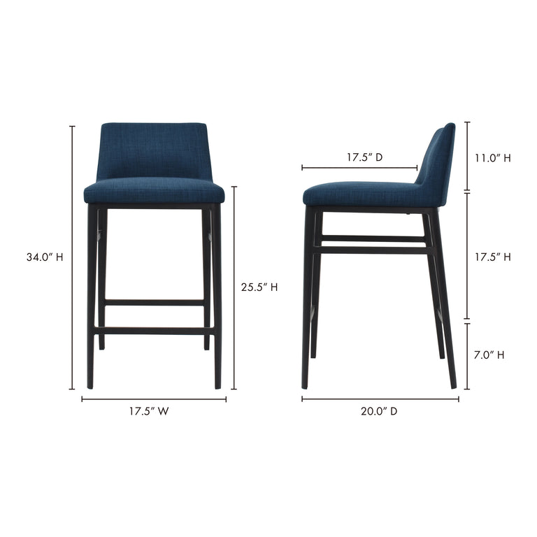 BARON COUNTER STOOL BLUE
