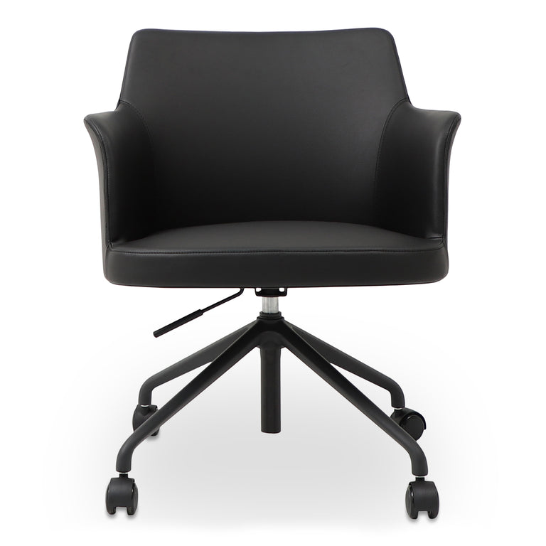 MORRIS OFFICE CHAIR PVC BLACK