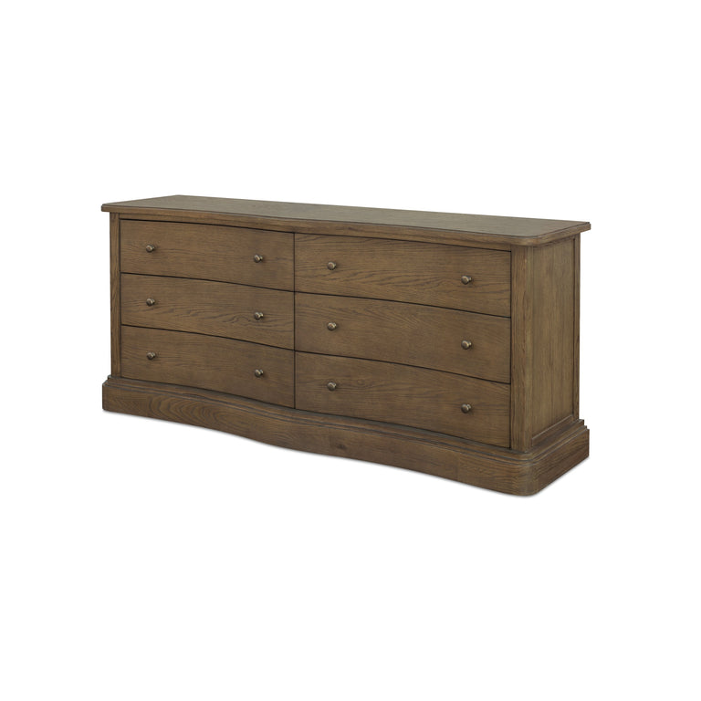 CLARENCE 6 DRAWER DRESSER NATURAL