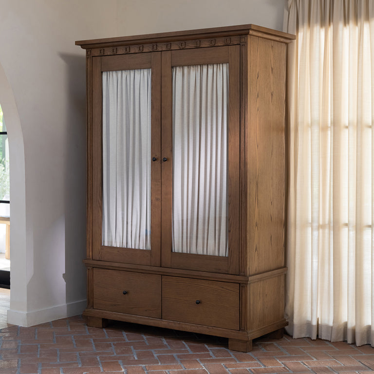 LILLIAN TALL CABINET BROWN