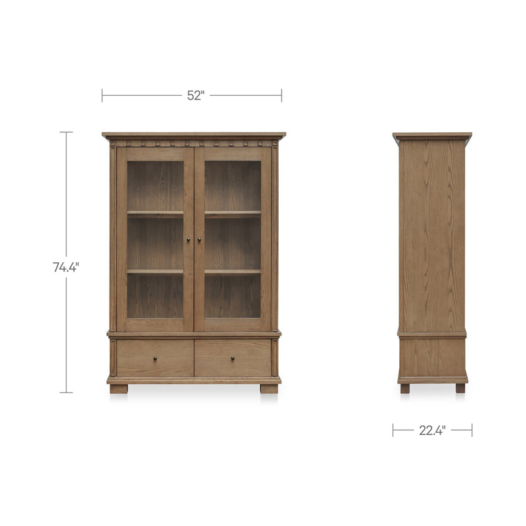 LILLIAN TALL CABINET BROWN