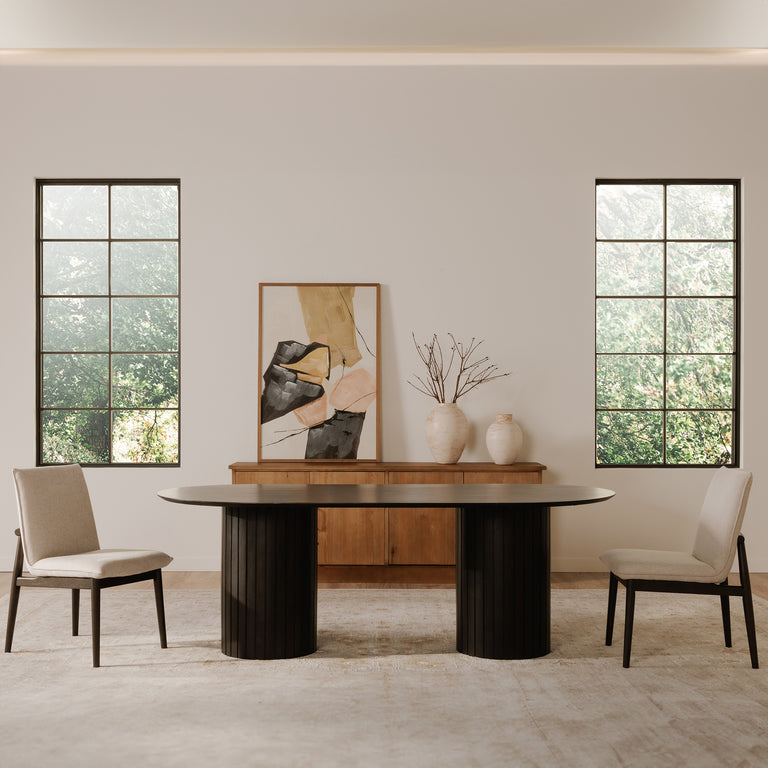 CHARLIE DINING CHAIR BEIGEÃ¢â‚¬â€œ SET OF TWO