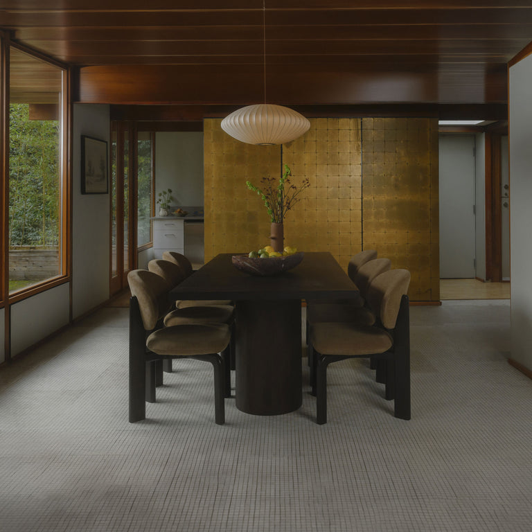 SAMI DINING CHAIR BROWN-SET OF TWO