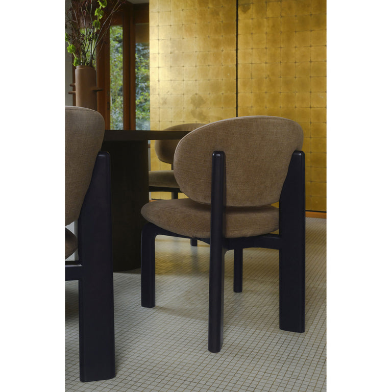 SAMI DINING CHAIR BROWN-SET OF TWO