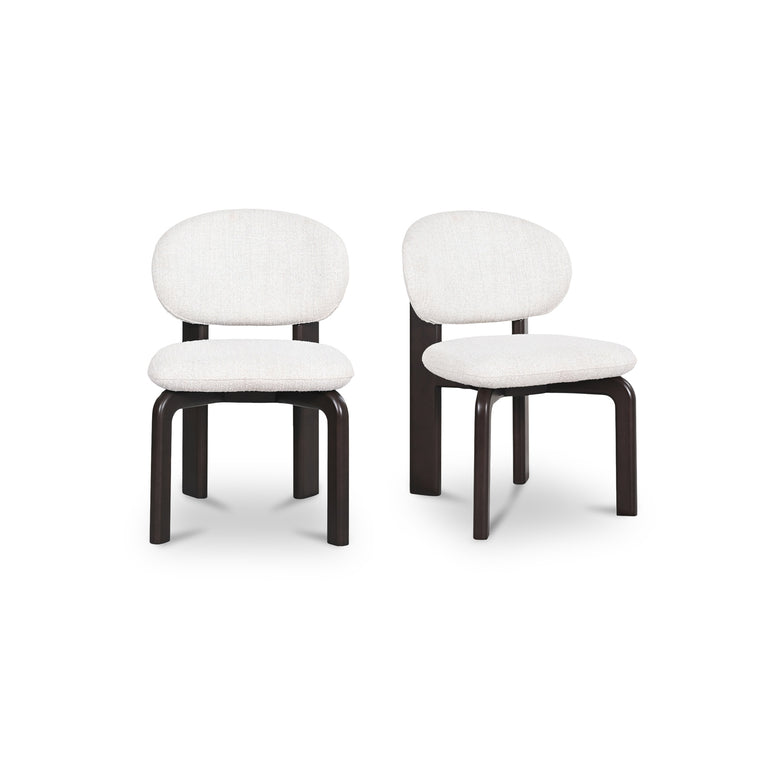 SAMI DINING CHAIR BROWN-SET OF TWO