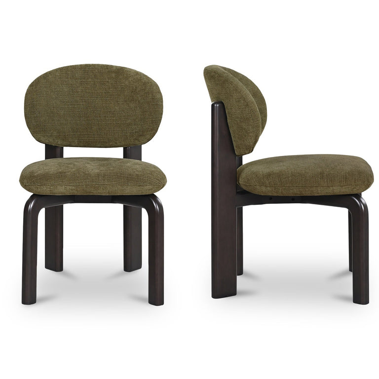 SAMI DINING CHAIR BROWN-SET OF TWO