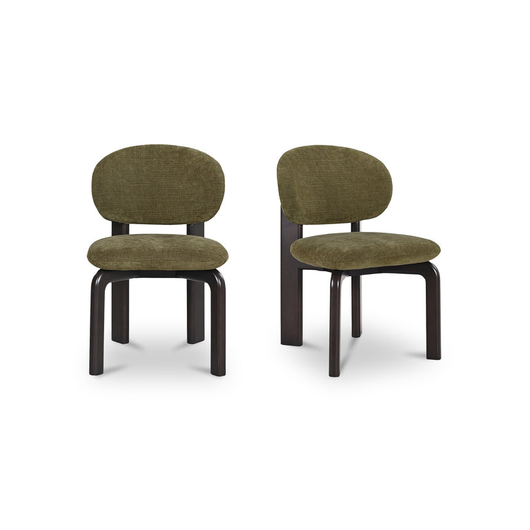 SAMI DINING CHAIR BROWN-SET OF TWO