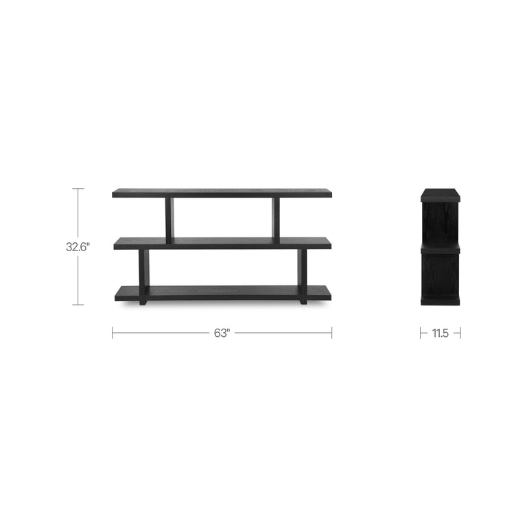 MIRI SMALL SHELF BLACK