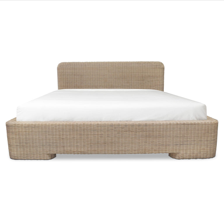CLAUDIA KING BED NATURAL
