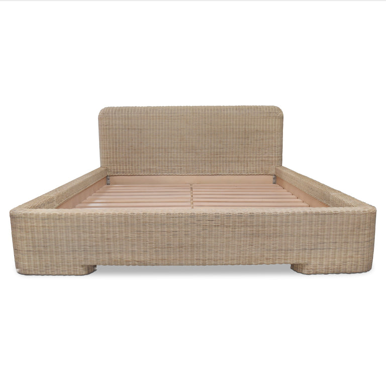 CLAUDIA KING BED NATURAL