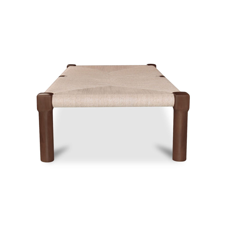 KAIA OUTDOOR COFFEE TABLE DARK BROWN