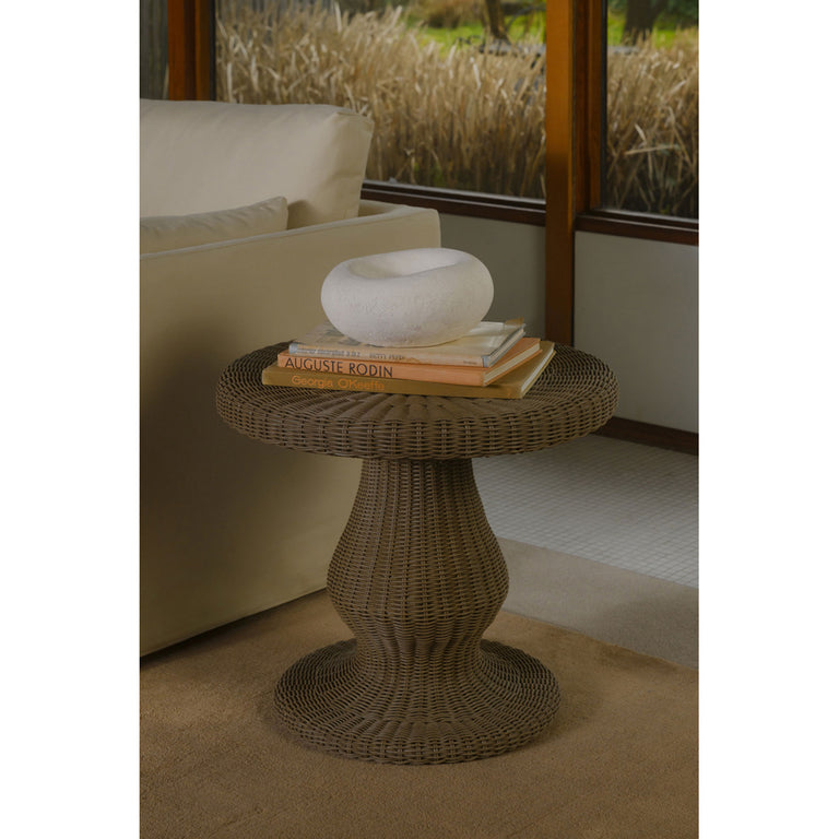 EMMELINE OUTDOOR SIDE TABLE NATURAL