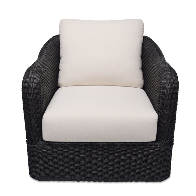 BODHI OUTDOOR SWIVEL ACCENT CHAIR  CHARCOAL
