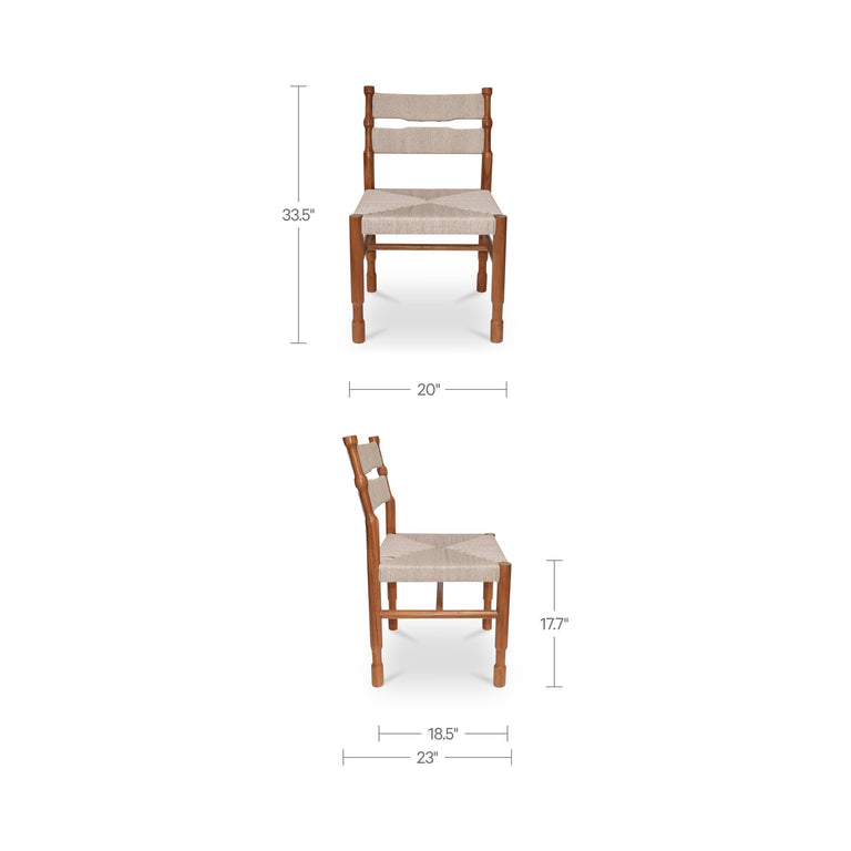 RAF OUTDOOR ACCENT CHAIR NATURAL