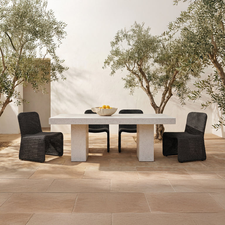 ELLA OUTDOOR ACCENT CHAIR CHARCOAL