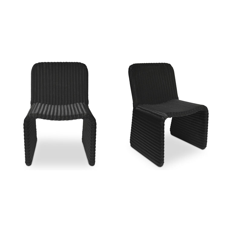 ELLA OUTDOOR ACCENT CHAIR CHARCOAL