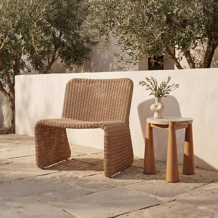 ELLA OUTDOOR ACCENT CHAIR CHARCOAL
