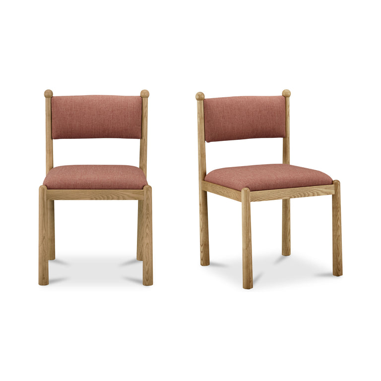 VILLETTA DINING CHAIR DEEP PINK - SET OF TWO