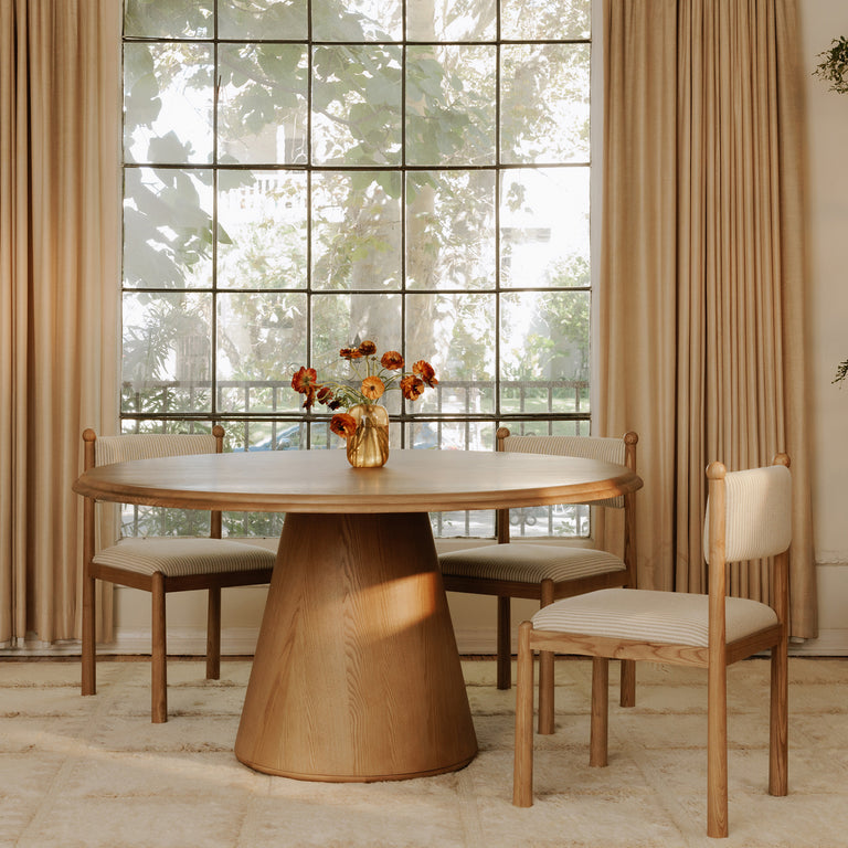 VILLETTA DINING CHAIR DEEP PINK - SET OF TWO