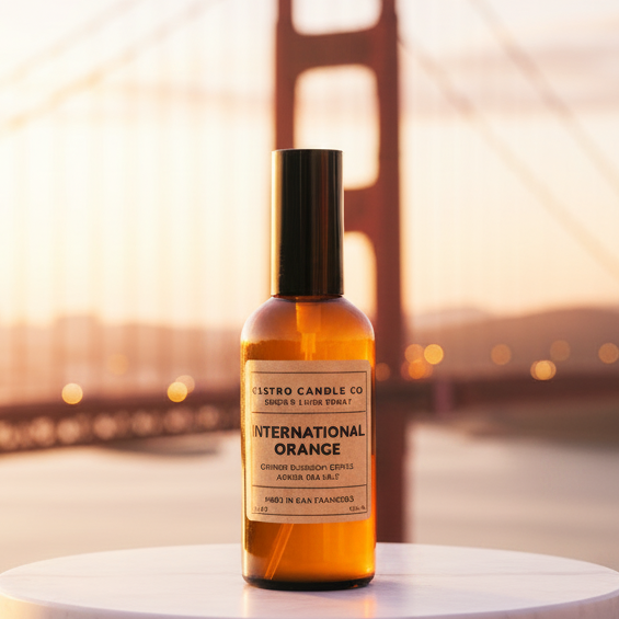 INTERNATIONAL ORANGE ROOM & LINEN SPRAY by Castro Candle Co. made in San Francisco, CA | HOME FRAGRANCE