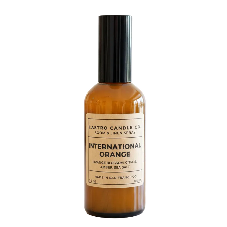 INTERNATIONAL ORANGE ROOM & LINEN SPRAY by Castro Candle Co. made in San Francisco, CA | HOME FRAGRANCE