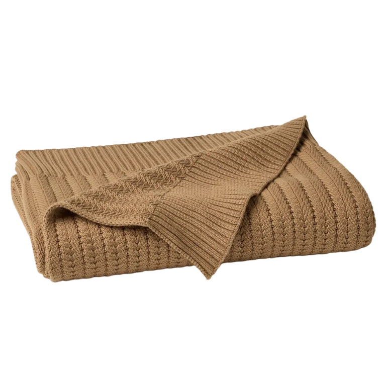 CASA LOMA ORGANIC KNIT THROW | BEDDING