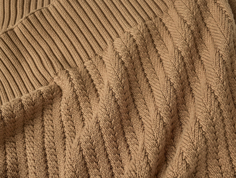 CASA LOMA ORGANIC KNIT THROW | BEDDING