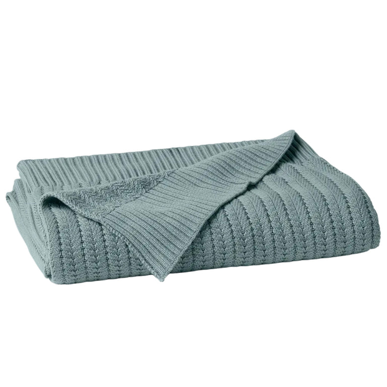CASA LOMA ORGANIC KNIT THROW | BEDDING