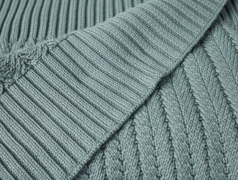 CASA LOMA ORGANIC KNIT THROW | BEDDING
