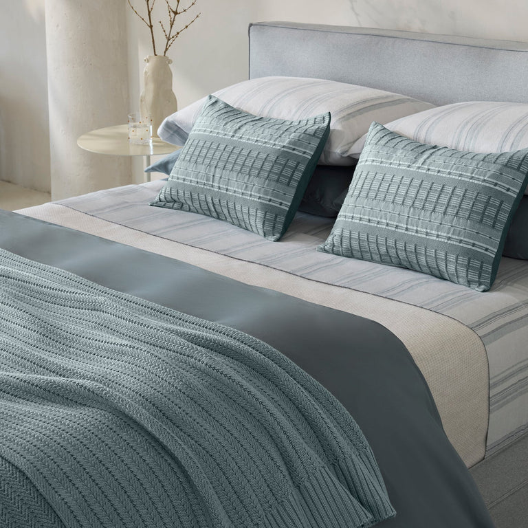 CASA LOMA ORGANIC KNIT THROW | BEDDING