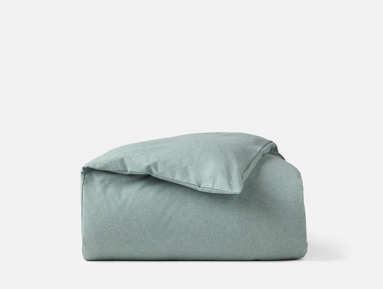 CLOUD BRUSHED ORGANIC FLANNEL DUVET COVER | BEDDING