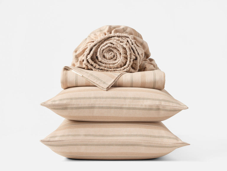 CLOUD BRUSHED™ ORGANIC FLANNEL SHEET SET