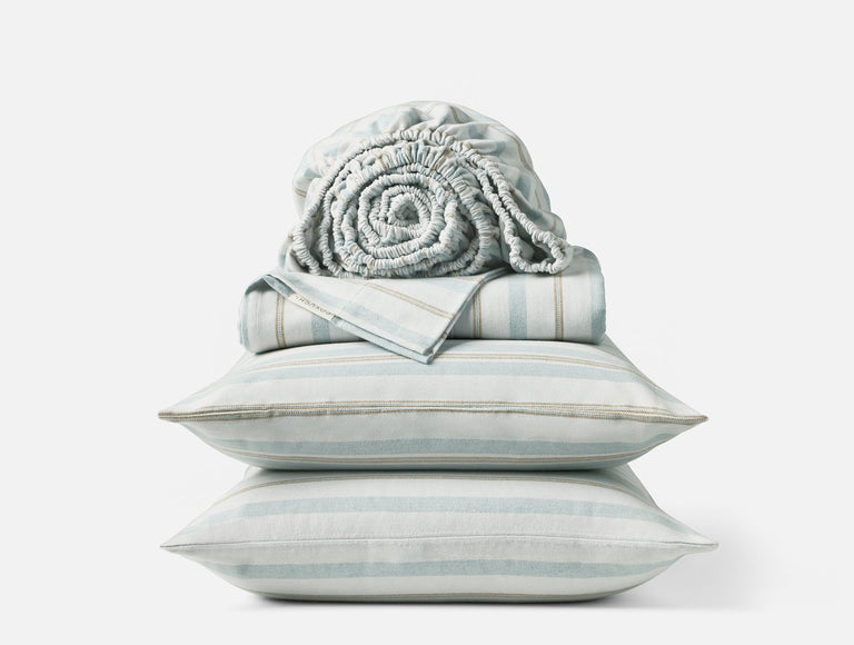 CLOUD BRUSHED™ ORGANIC FLANNEL SHEET SET