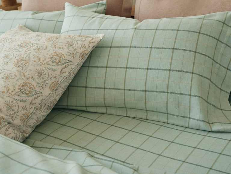 CLOUD BRUSHED ORGANIC FLANNEL PILLOWCASES | BEDDING