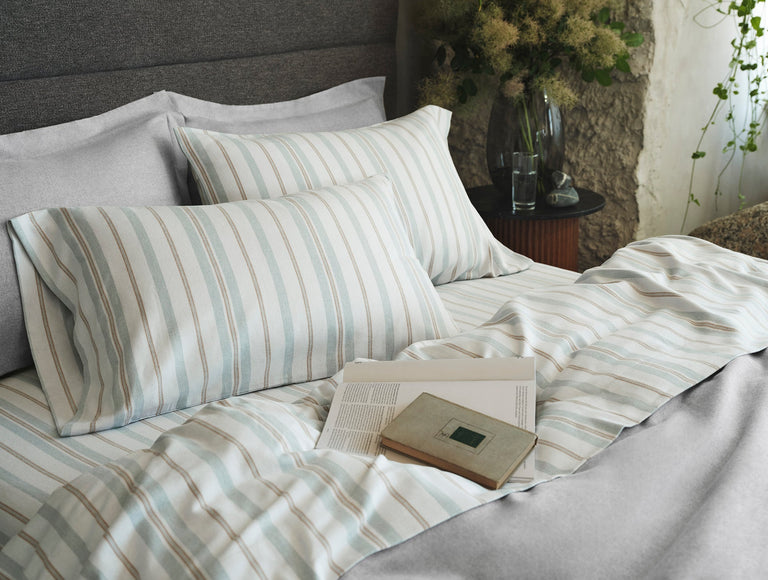 CLOUD BRUSHED ORGANIC FLANNEL PILLOWCASES | BEDDING