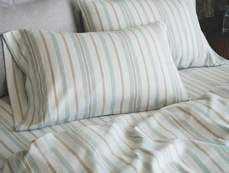 CLOUD BRUSHED ORGANIC FLANNEL PILLOWCASES | BEDDING