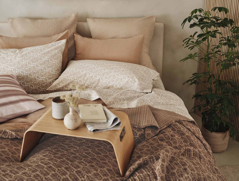 ORGANIC PRINT PERCALE PILLOWCASES