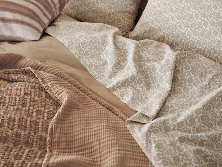 ORGANIC PRINT PERCALE PILLOWCASES