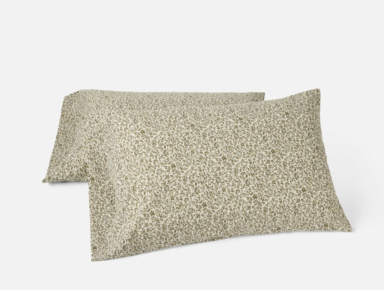 ORGANIC PRINT PERCALE PILLOWCASES