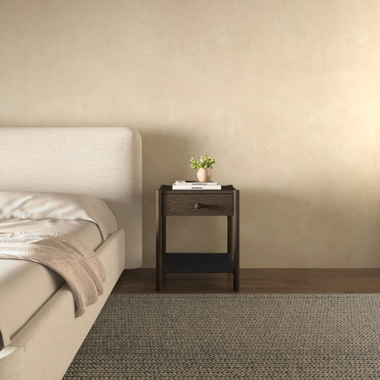 MILLIE NIGHTSTAND DARK BROWN