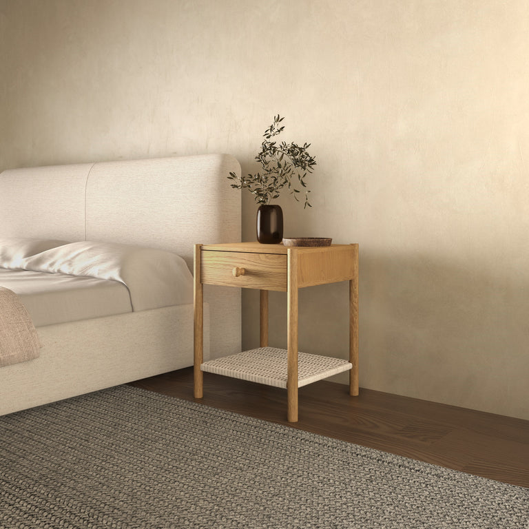 MILLIE NIGHTSTAND DARK BROWN