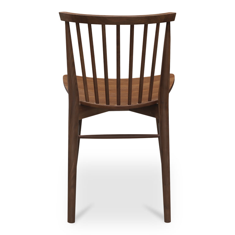 MARLEY DINING CHAIR WALNUT-SET OF TWO
